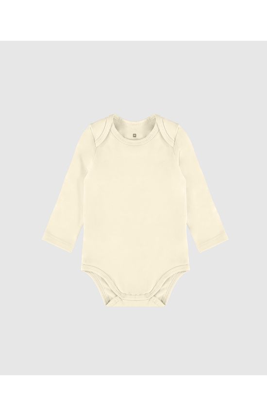 Body Bebê Transpassado Manga Longa Em Algodão Malwee Kids
