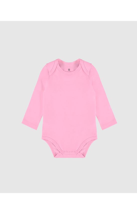 Body Bebê Transpassado Manga Longa Em Algodão Malwee Kids