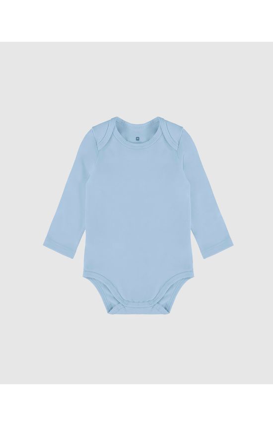 Body Bebê Transpassado Manga Longa Em Algodão Malwee Kids