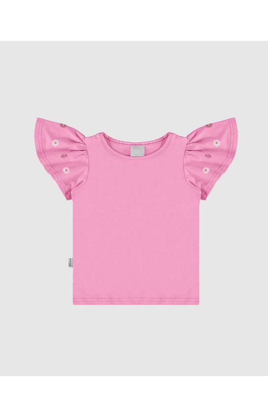Blusa Infantil Menina Manga Com Estampa Malwee Kids