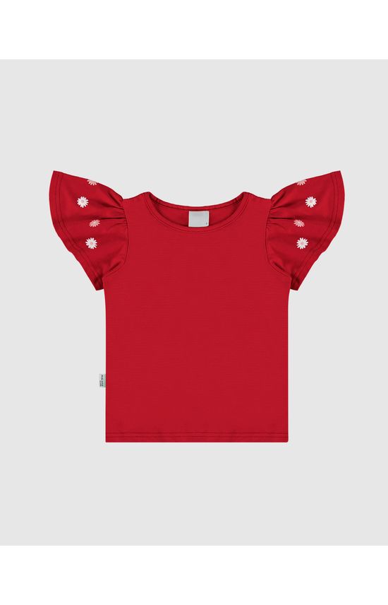Blusa Infantil Menina Manga Com Estampa Malwee Kids