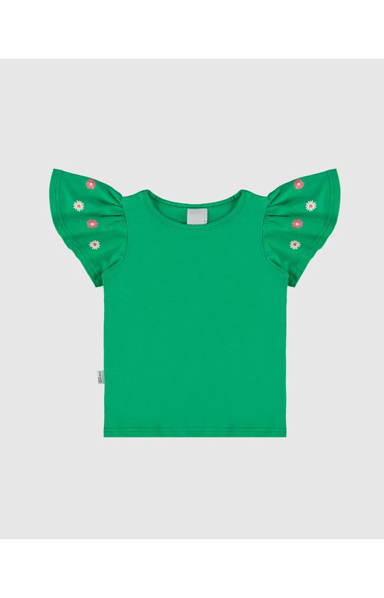 Blusa Infantil Menina Manga Com Estampa Malwee Kids