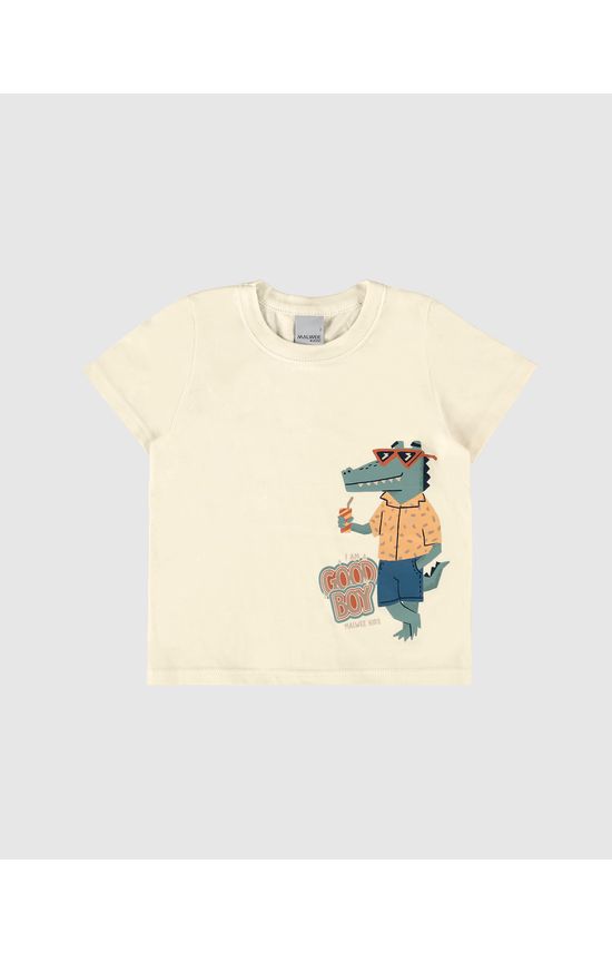 Camiseta Infantil Menino I Am A Good Boy Em Algodão Malwee Kids