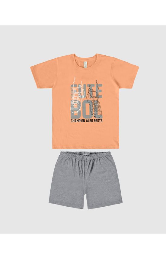 Pijama Infantil Menino Futebol Em Algodão Malwee Kids