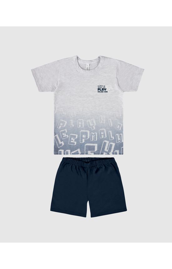 Pijama Infantil Menino Let's Play Em Algodão Malwee Kids