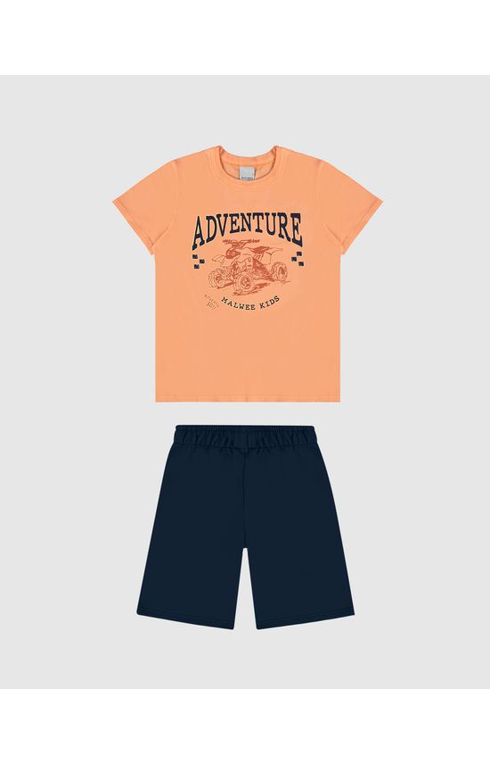 Conjunto Infantil Menino Adventure Em Algodão Malwee Kids