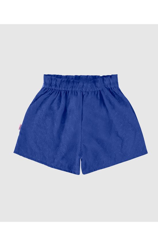 Shorts Infantil Menina Clochard Em Laise Algodão Malwee Kids