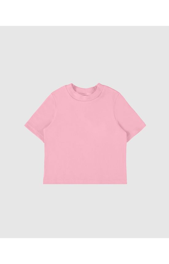 Blusa Infantil Menina Cropped Em Ribana Malwee Kids