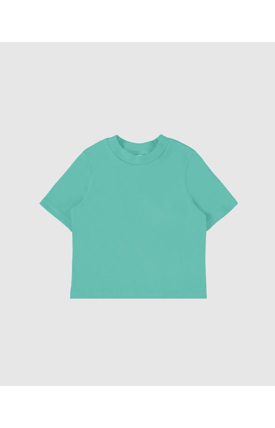 Blusa Infantil Menina Cropped Em Ribana Malwee Kids