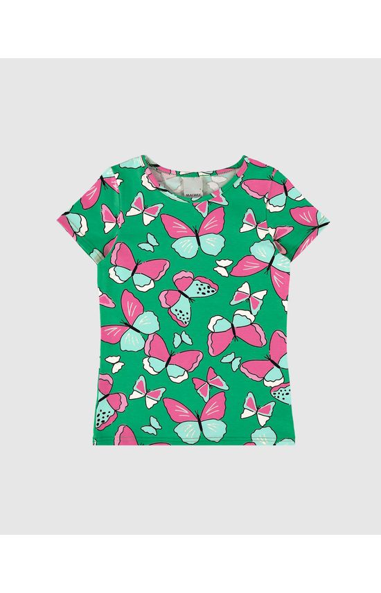 Blusa Infantil Menina Estampada Em Algodão Malwee Kids
