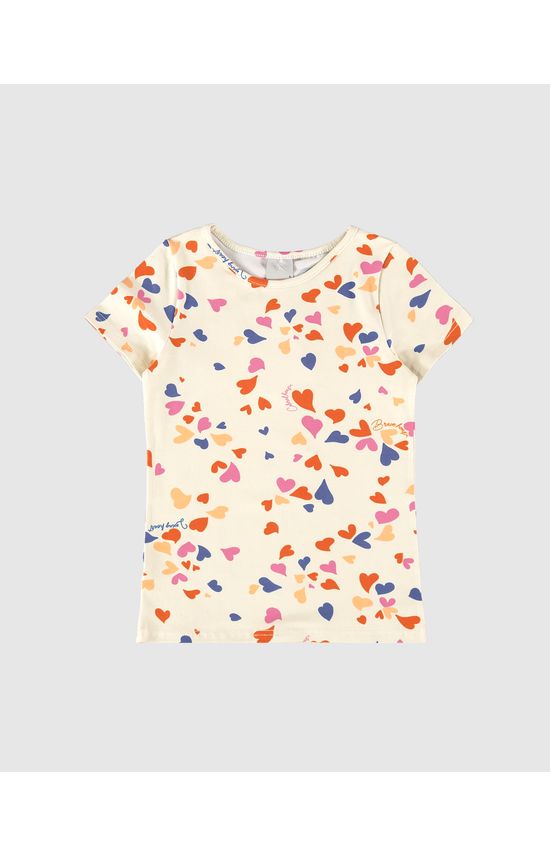 Blusa Infantil Menina Estampada Em Algodão Malwee Kids