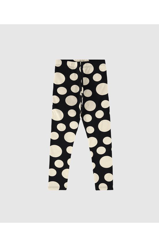 Calça Legging Infantil Estampada Em Algodão Malwee Kids