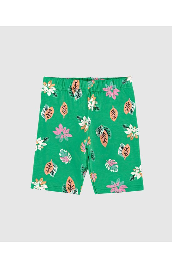 Bermuda Infantil Menina Estampada Em Algodão Malwee Kids