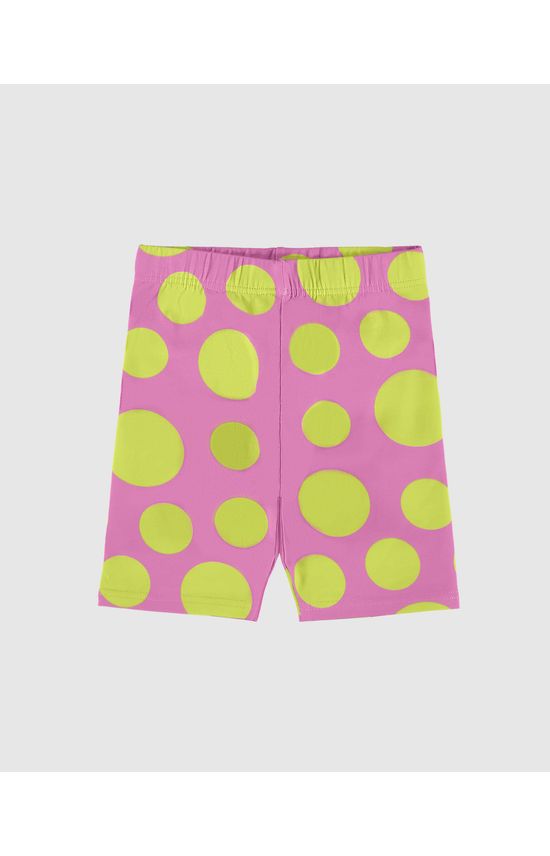 Bermuda Infantil Menina Estampada Em Algodão Malwee Kids