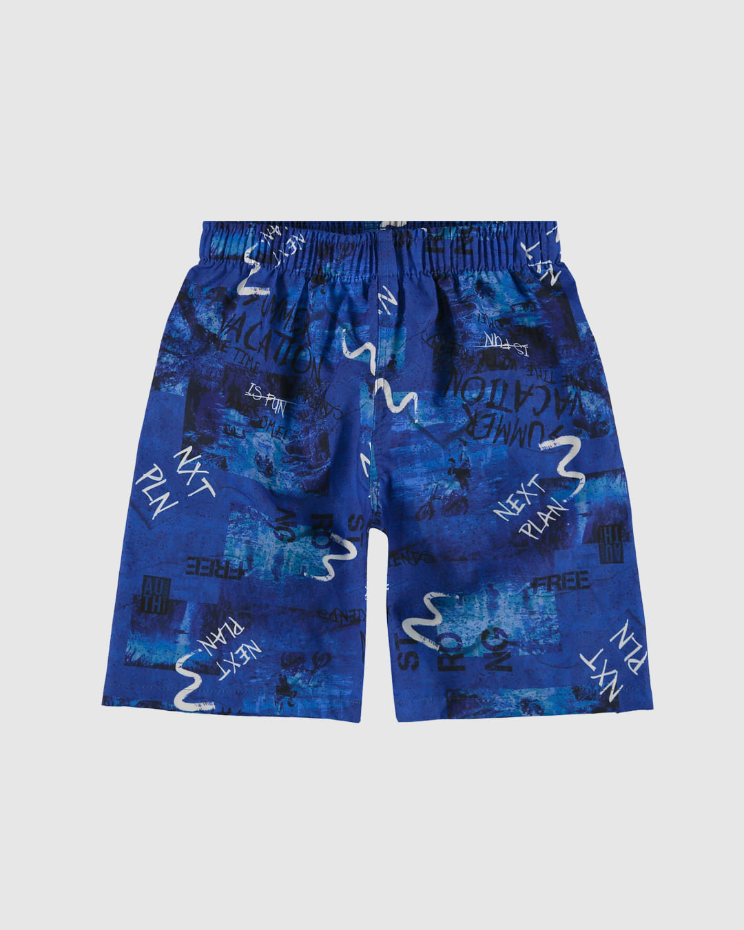 Bermuda Infantil Menino Estampada Em Microfibra Malwee Kids