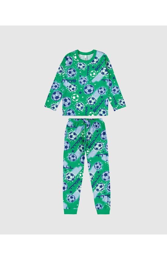 Pijama Infantil Menino Estampa Corrida Em Algodão Malwee Kids