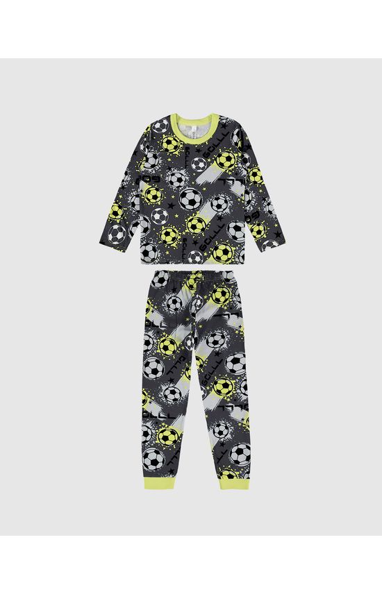 Pijama Infantil Menino Estampa Corrida Em Algodão Malwee Kids