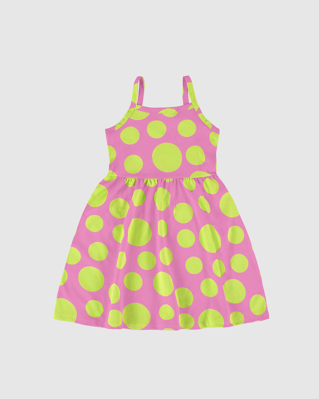 Vestido Infantil Rodado Decote Reto Em Algodão Malwee Kids