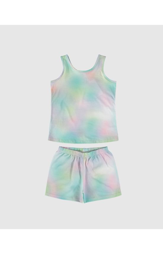 Pijama Infantil Menina Regata E Shorts Em Algodão Malwee Kids