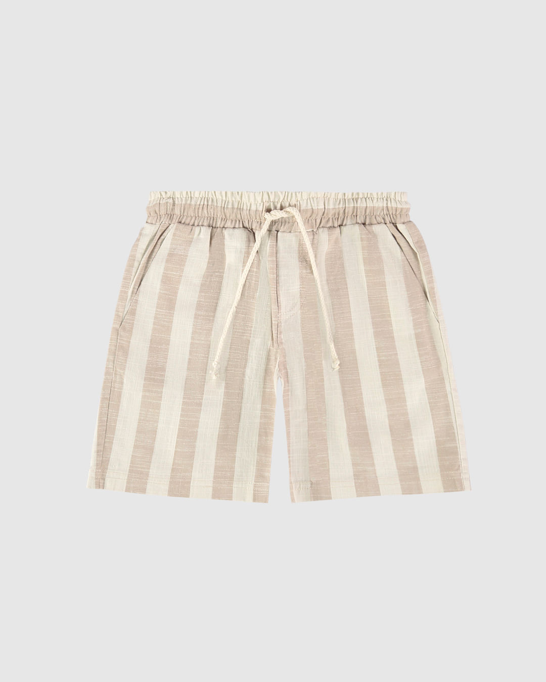 Bermuda Infantil Menino Listrado Bolso Embutido Com Botão Malwee Kids - Imagem 5