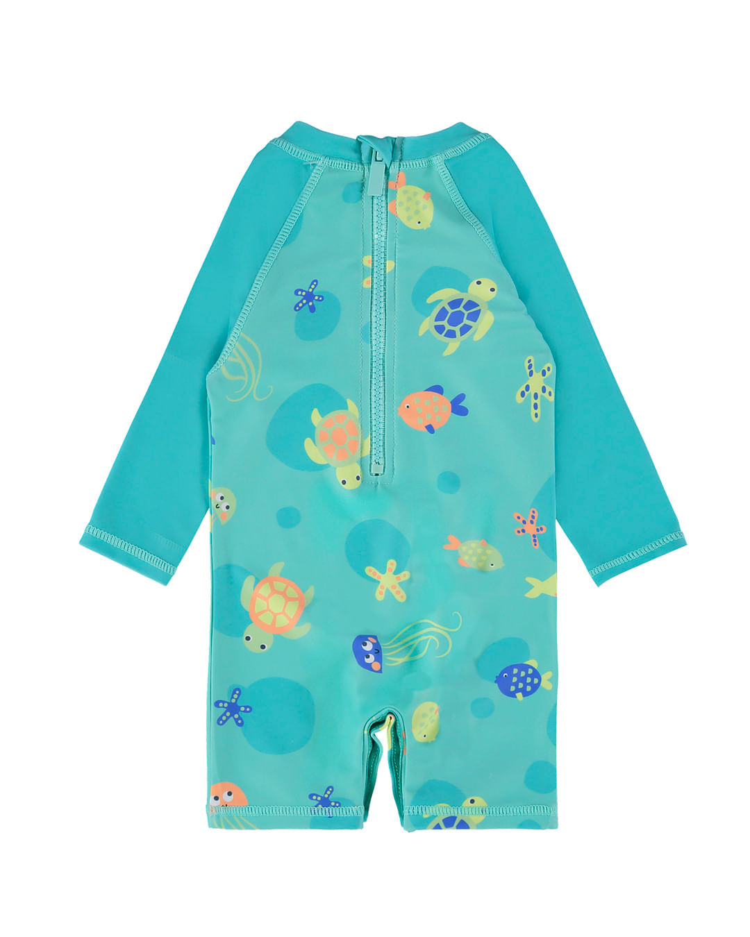 Macacão Praia Infantil Unissex Manga Longa Em Malha UV50+ Malwee Kids - Imagem 6