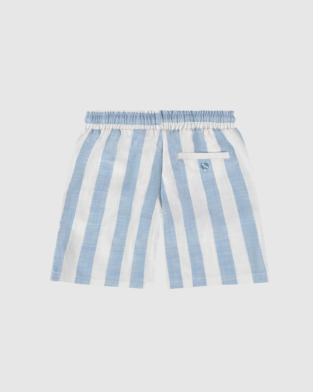 Bermuda Infantil Menino Listrado Bolso Embutido Com Botão Malwee Kids - Imagem 12