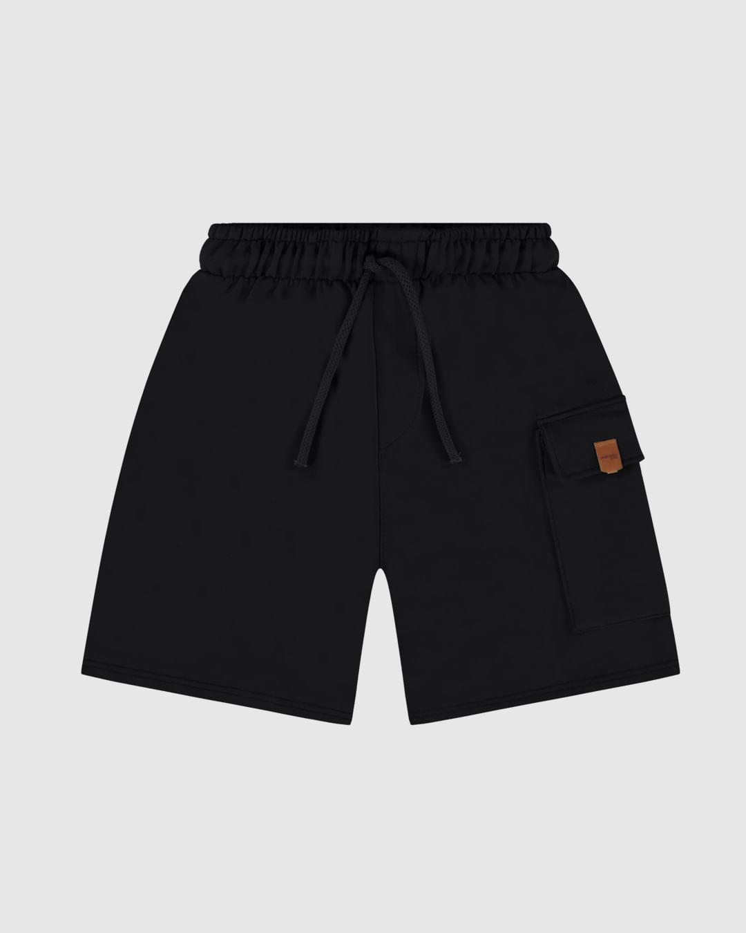 Bermuda Infantil Menino Com Bolso Cargo Em Moletinho Malwee Kids - Imagem 2
