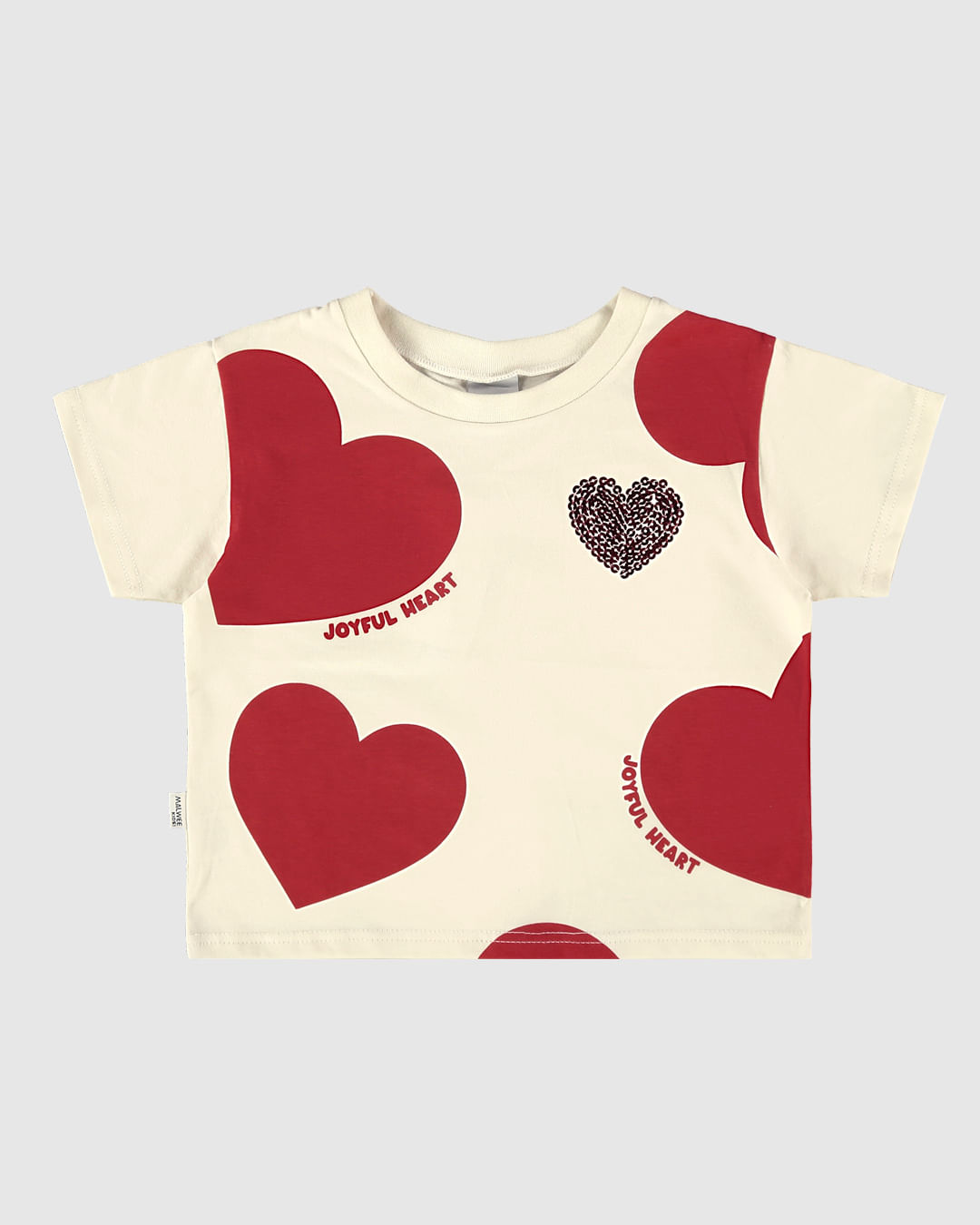 Blusa Infantil Menina Estampa + Bordado Lantejoulas Em Algodão Malwee Kids - Imagem 14