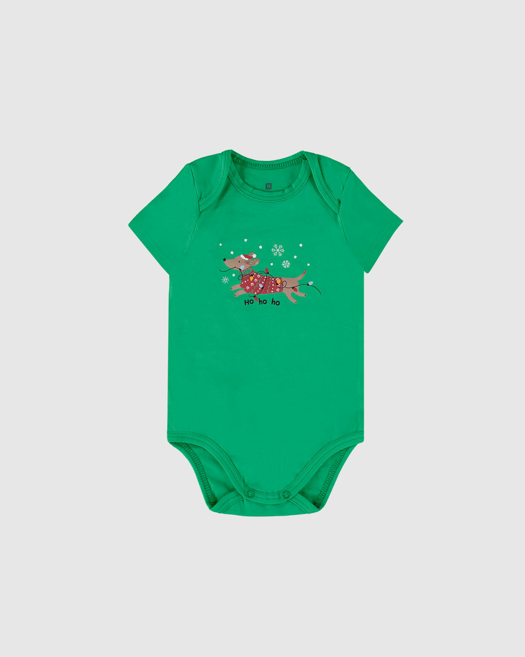 Body Bebê Estampa Especial Natal Em Algodão Malwee Kids