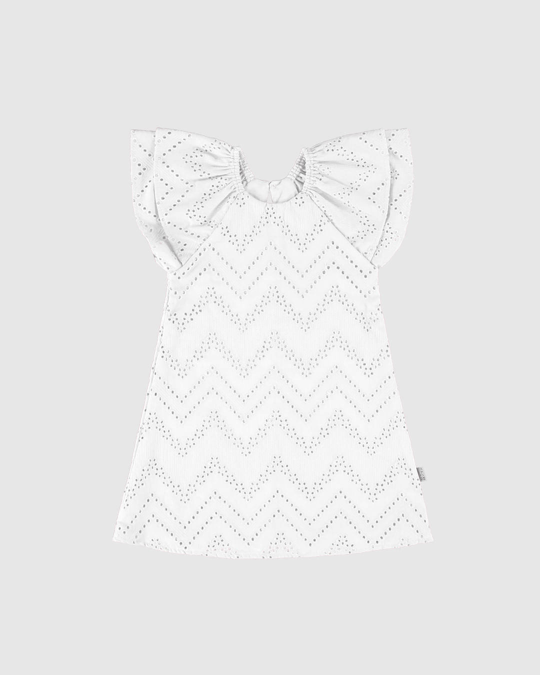 Vestido Infantil Abertura Costas Em Laise Algodão Malwee Kids - Imagem 17