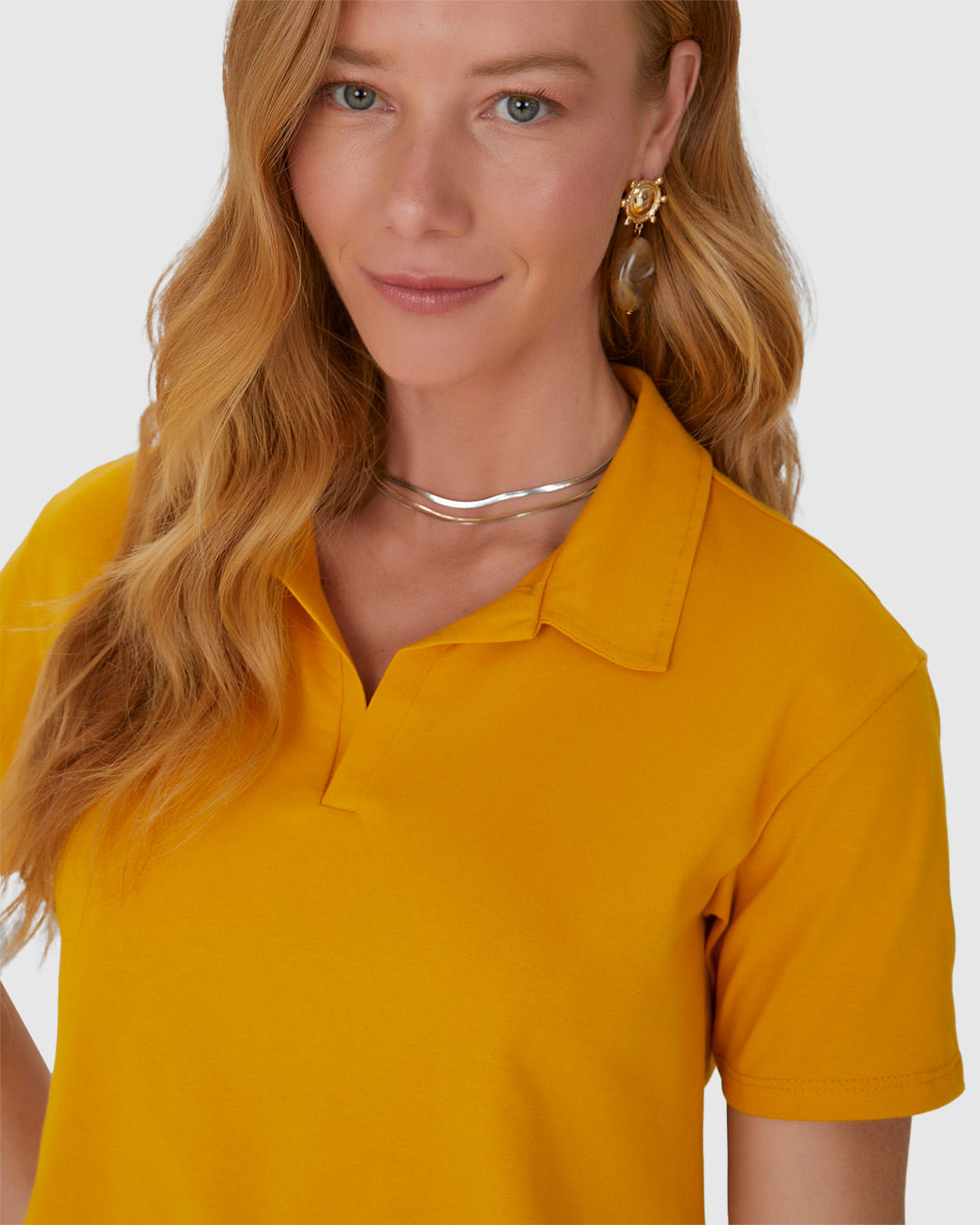 Blusa Cropped Feminina Gola Esporte Em Algodão - Imagem 23