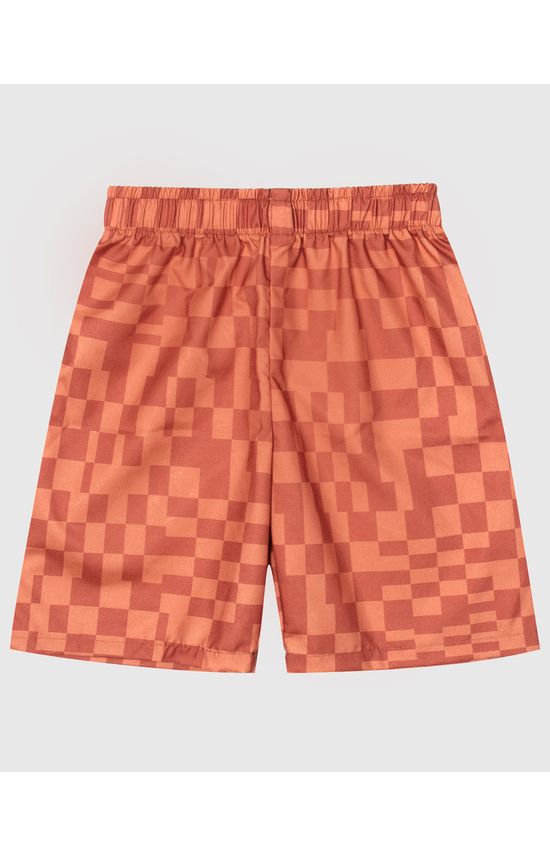 Bermuda Infantil Menino Estampada Em Microfibra Malwee Kids