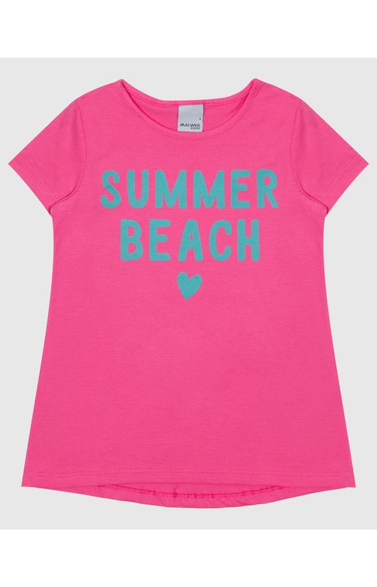 Blusa Infantil Menina Mullet Em Algodão Malwee Kids