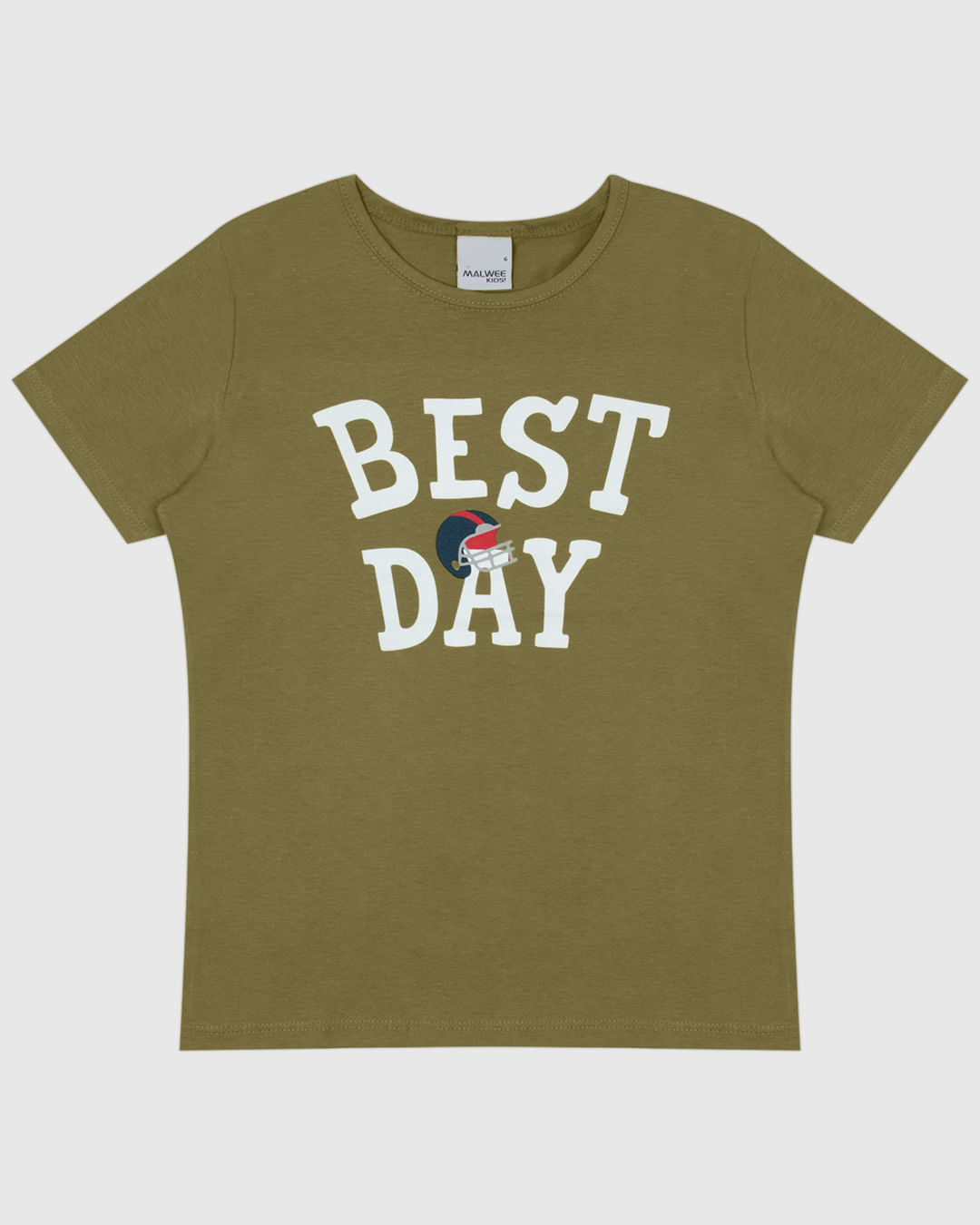 Camiseta Infantil Menino Com Estampa Frontal Em Algodão Malwee Kids - Imagem 6