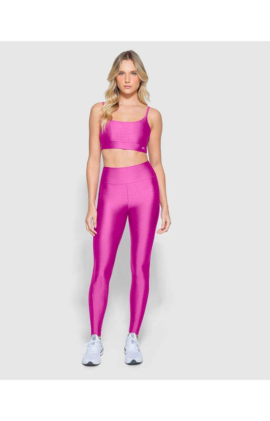 Calça Legging Feminina Bolso Lateral Em Malha Brilho Proteção UV50+ - ENFIM