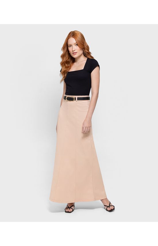 Blusa Justa Feminina Decote Quadrado Em Malha Texturizada - ENFIM