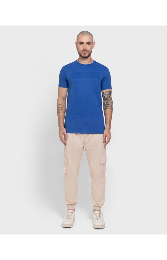 Camiseta Masculina Ocean Division Em Malha Linho - ENFIM