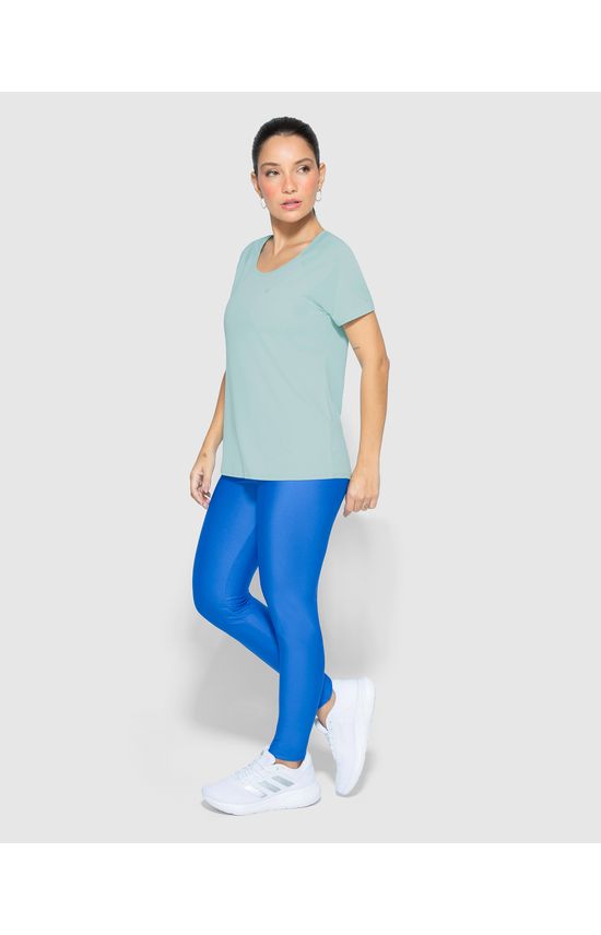 Blusa Básica Feminina Decote Redondo Em Malha Dry - ENFIM