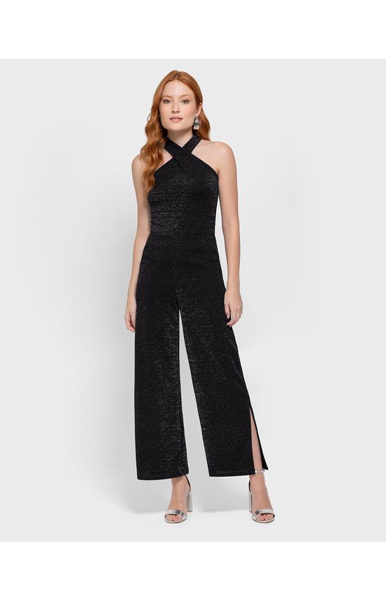 Blusa Justa Feminina Decote Transpassado Em Malha Crepe Lurex - ENFIM