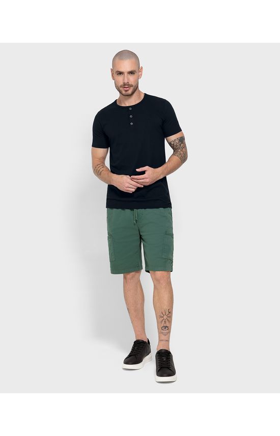 Camiseta Masculina Slim Peitilho Frontal Em Malha Confy - ENFIM