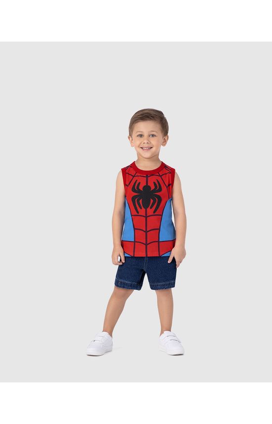Regata Infantil Menino Homem-Aranha Go Spidey! Malwee Kids