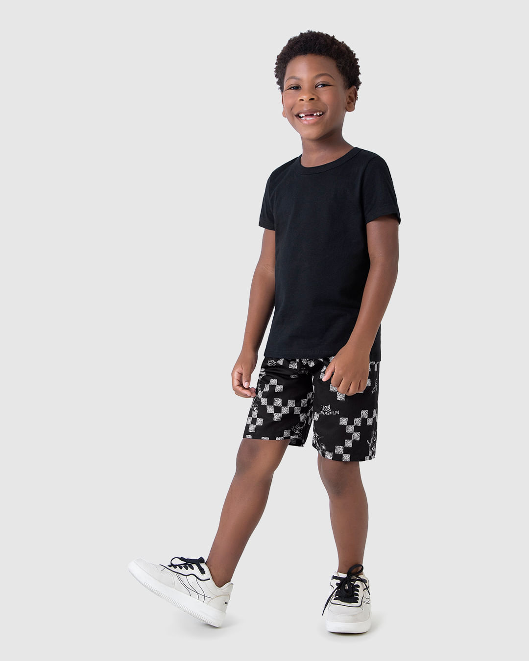 Bermuda Infantil Menino Estampada Em Microfibra Malwee Kids