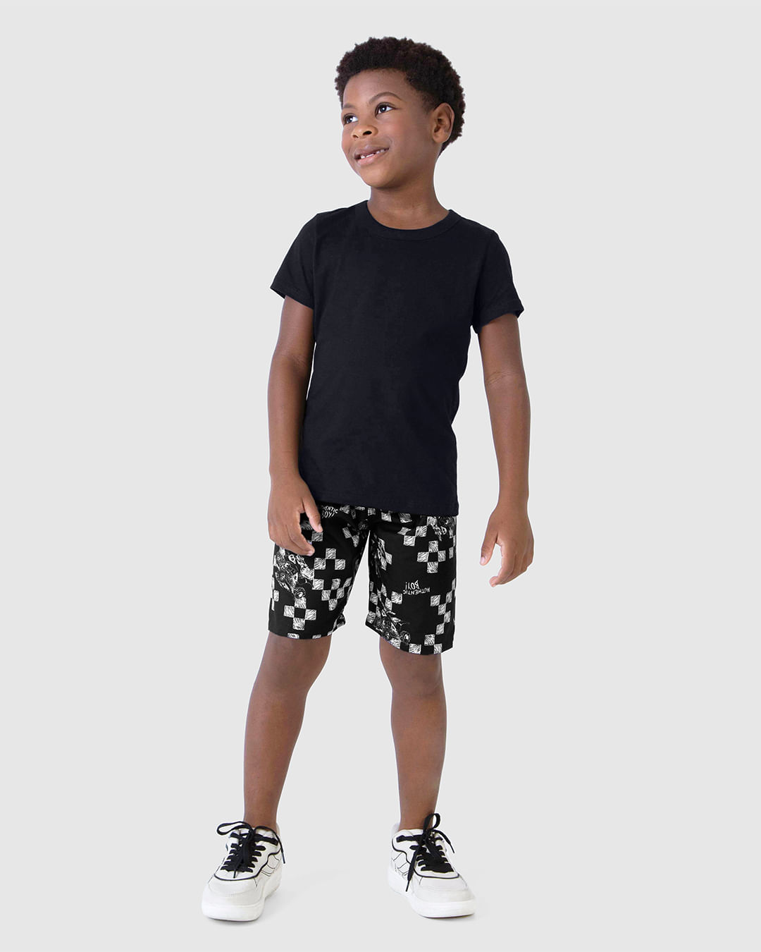 Bermuda Infantil Menino Estampada Em Microfibra Malwee Kids - Imagem 2