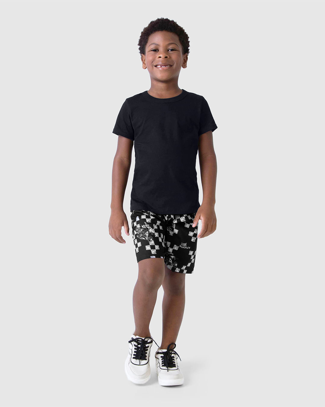 Bermuda Infantil Menino Estampada Em Microfibra Malwee Kids - Imagem 4