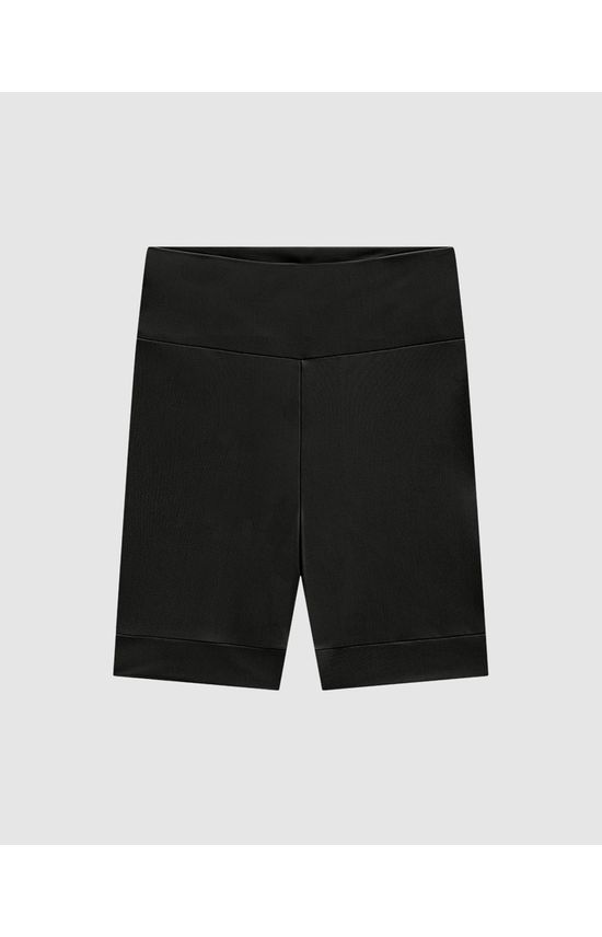 Shorts Justo Feminino Em Malha Poliamida Stretch - ENFIM