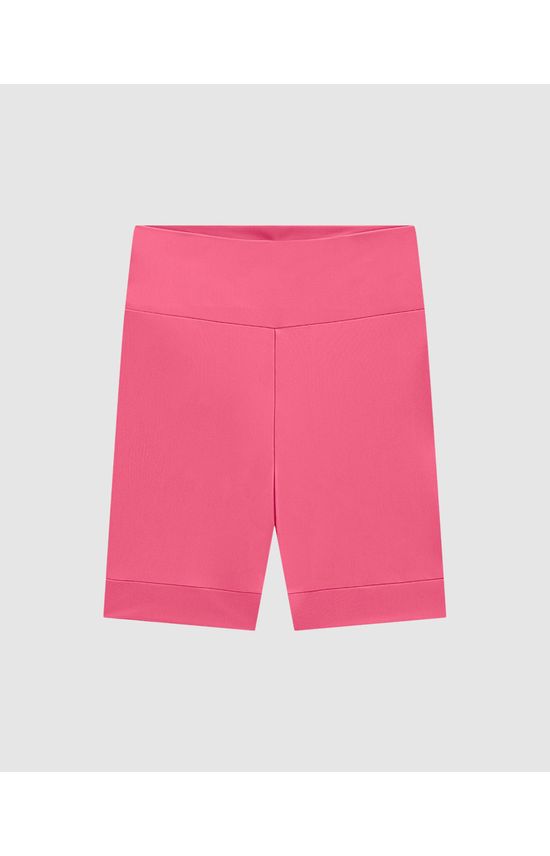 Shorts Justo Feminino Em Malha Poliamida Stretch - ENFIM