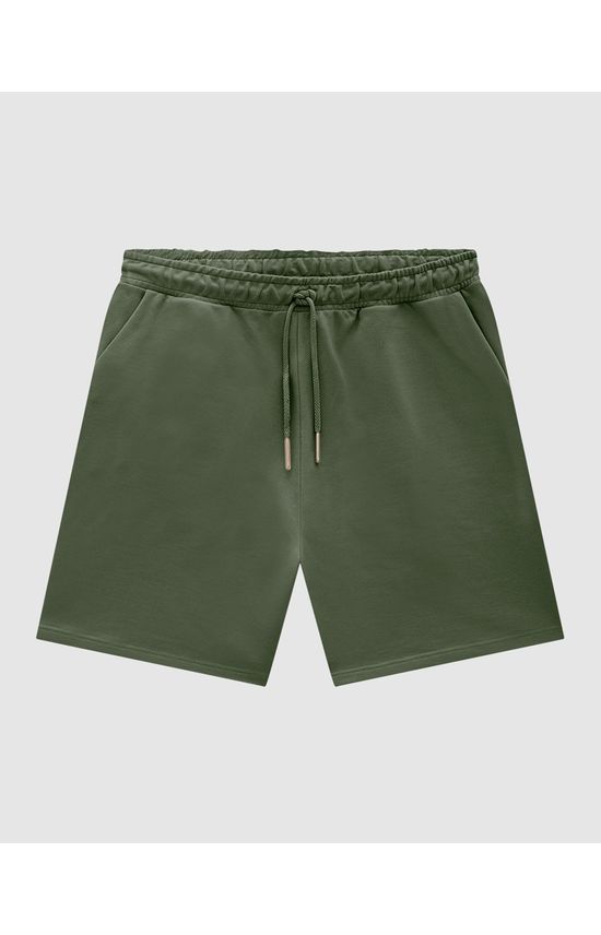 Bermuda Reta Masculina Bolso Abertura Zíper Em Moletom - ENFIM