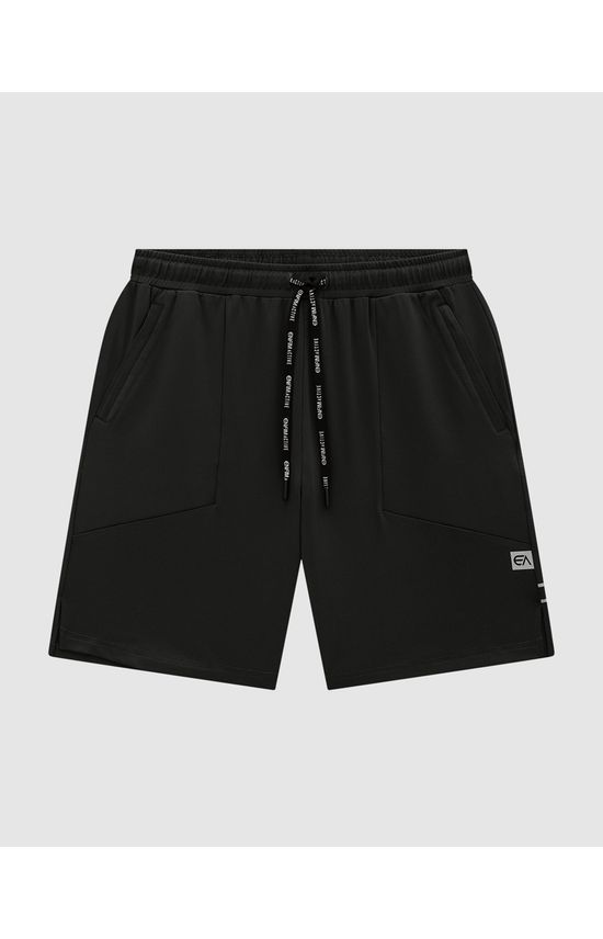 Bermuda Reta Masculina Bolso Com Zíper Em Double Jersey - ENFIM