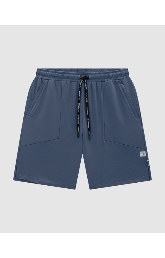 Bermuda Reta Masculina Bolso Com Zíper Em Double Jersey - ENFIM