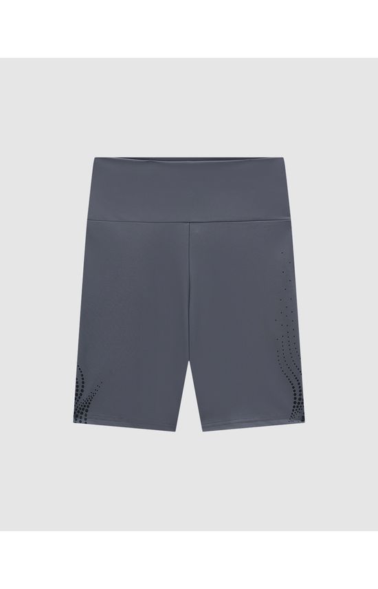 Shorts Feminino Estampa Lateral Em Malha Dry E Proteção UV50+ - ENFIM